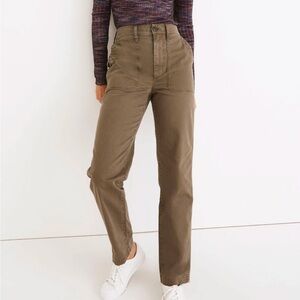 Madewell The Perfect Vintage Straight Workwear Pant 30T